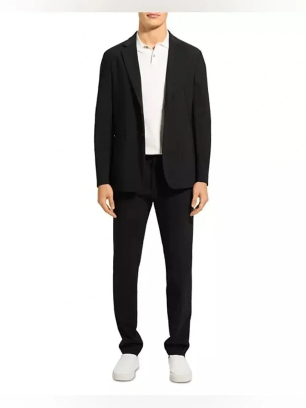 THEORY - Virgin Wool Slim Fit Blazer - Black / 38 Regular